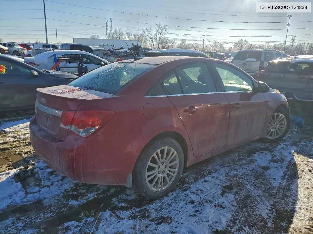 1G1PJ5SC0C7124838 2012 Chevrolet Cruze Eco