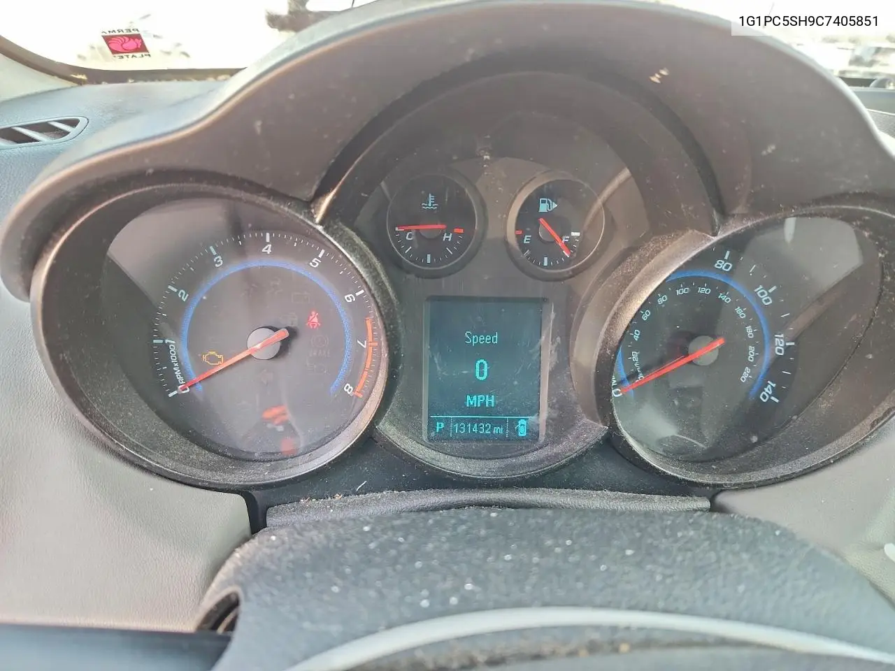 1G1PC5SH9C7405851 2012 Chevrolet Cruze Ls