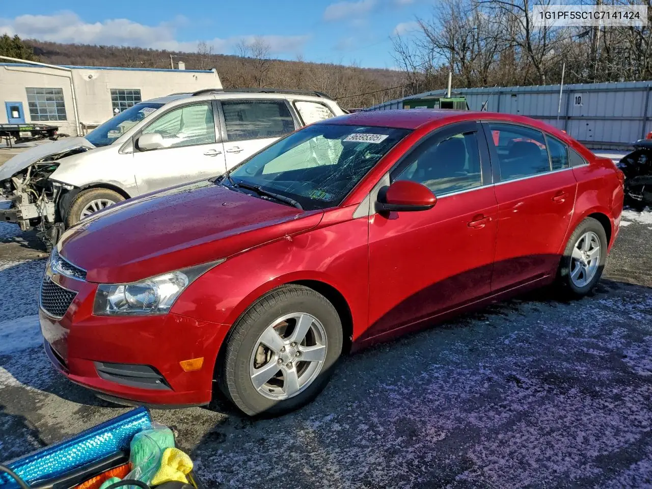 1G1PF5SC1C7141424 2012 Chevrolet Cruze Lt