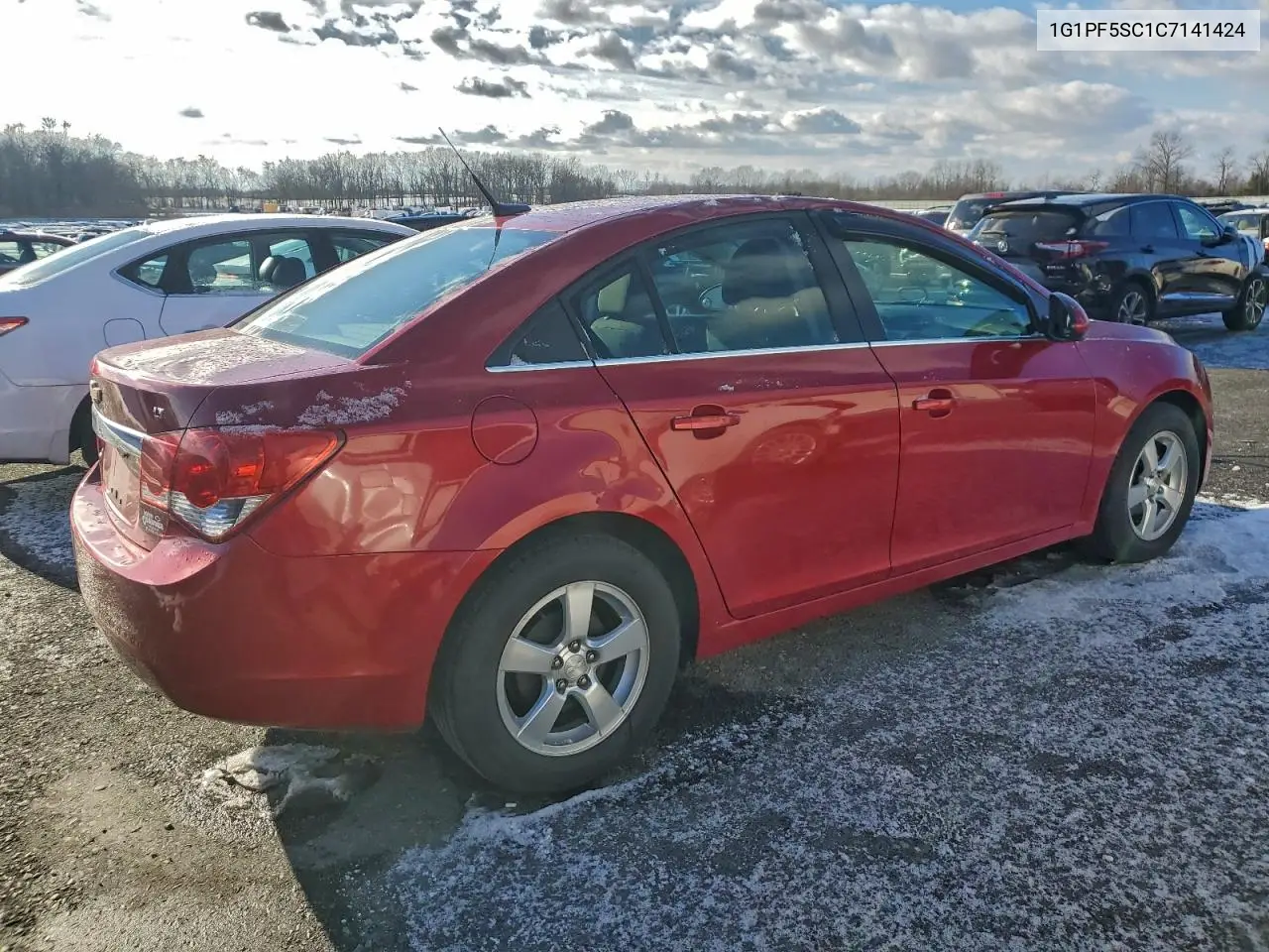 1G1PF5SC1C7141424 2012 Chevrolet Cruze Lt