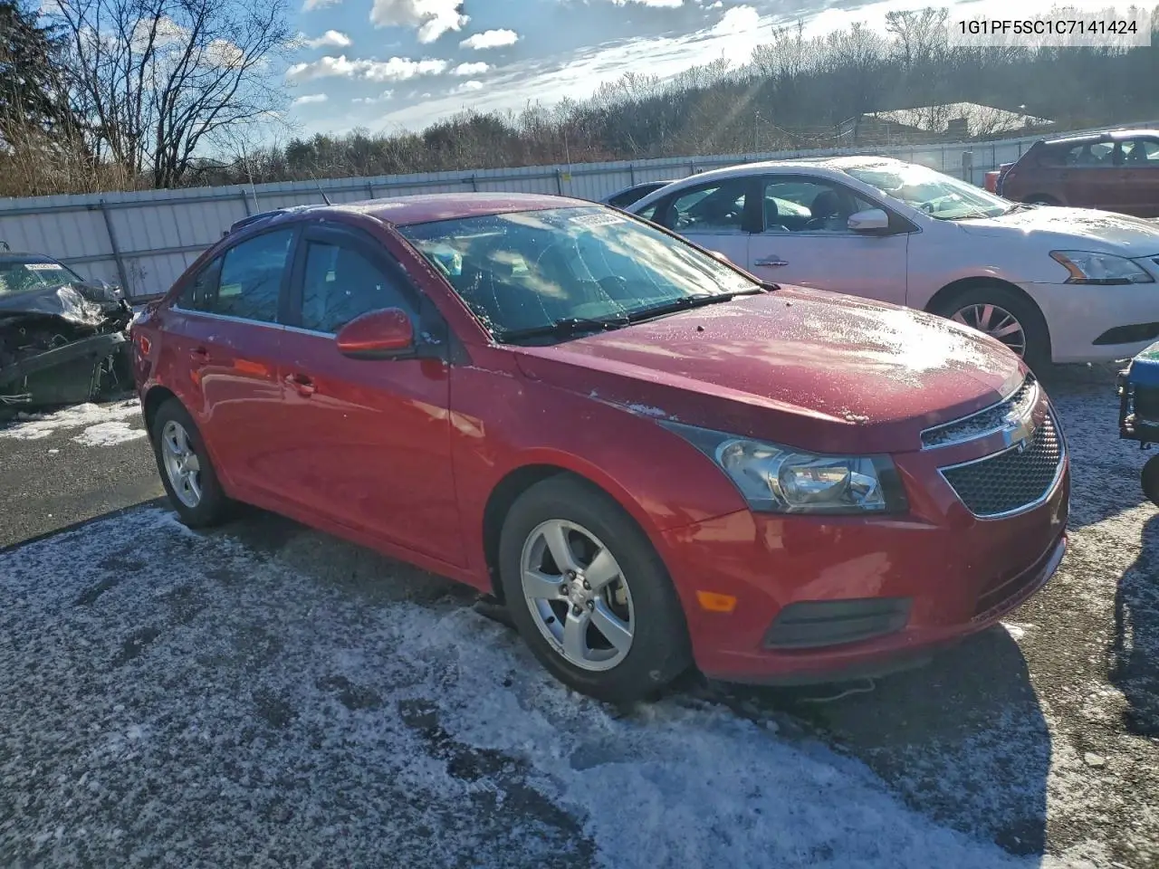 1G1PF5SC1C7141424 2012 Chevrolet Cruze Lt