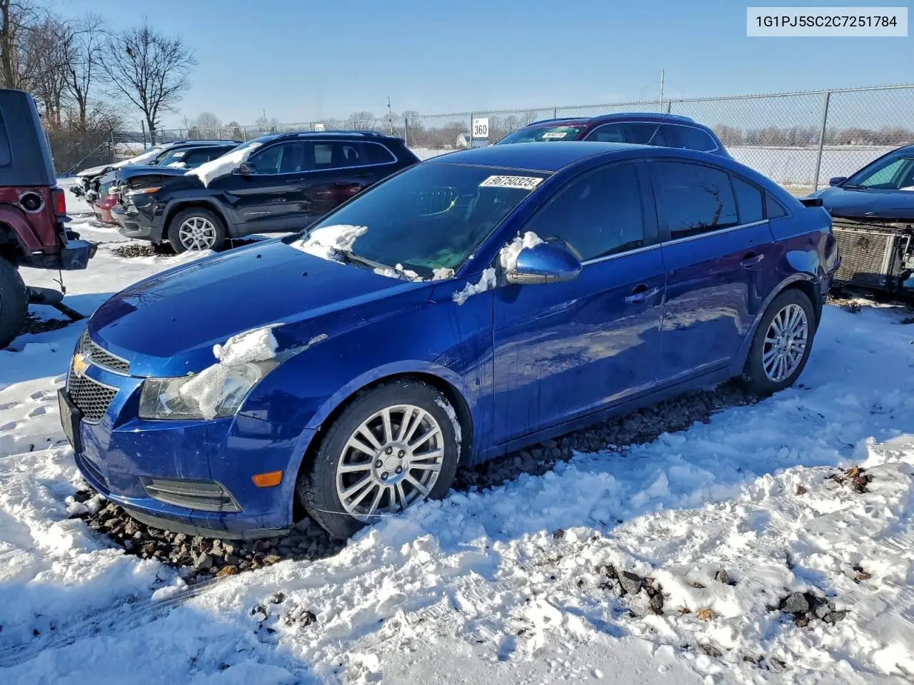 1G1PJ5SC2C7251784 2012 Chevrolet Cruze Eco
