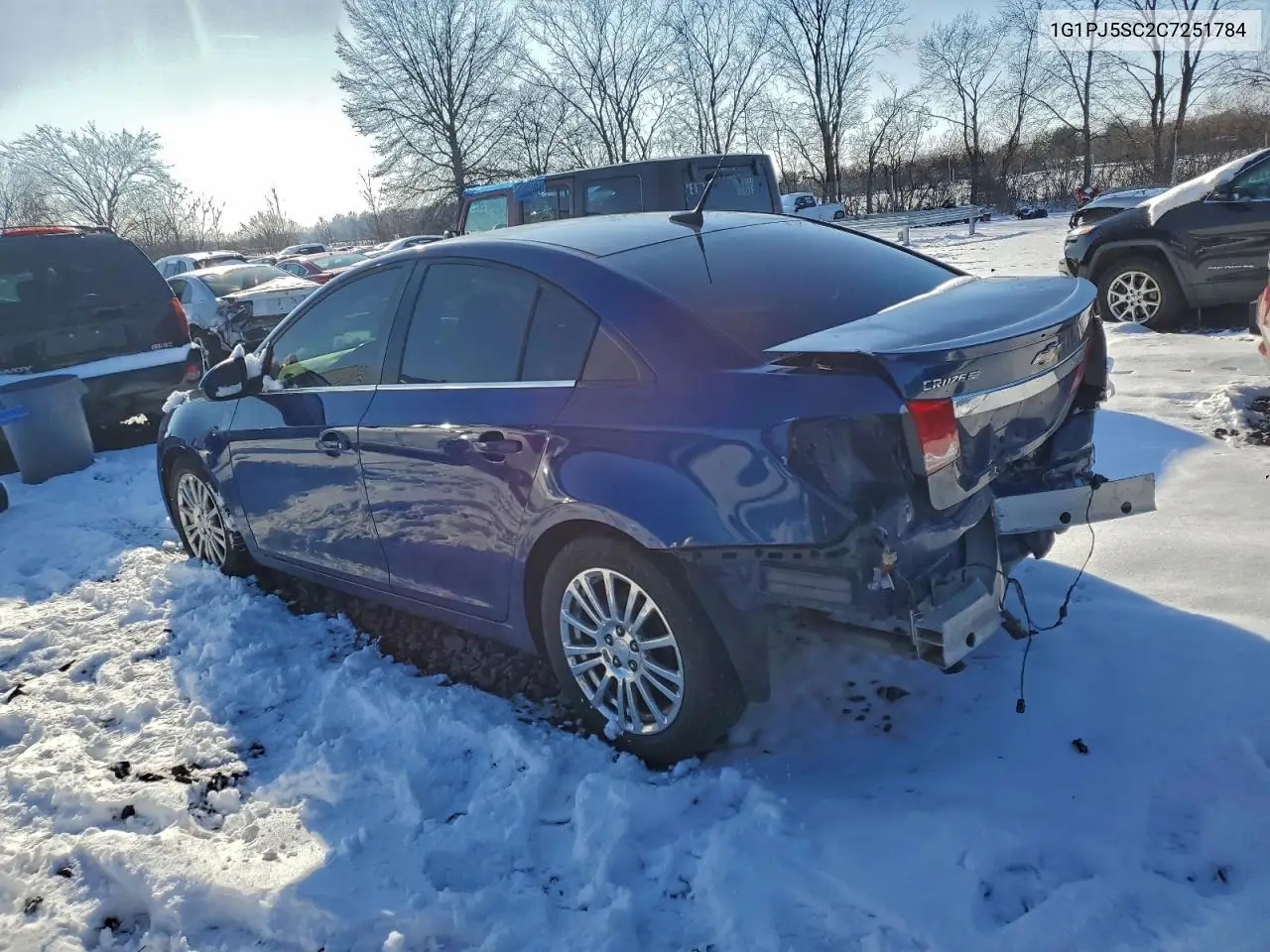 1G1PJ5SC2C7251784 2012 Chevrolet Cruze Eco