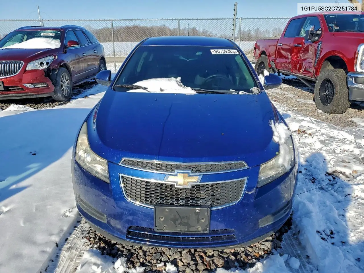 1G1PJ5SC2C7251784 2012 Chevrolet Cruze Eco