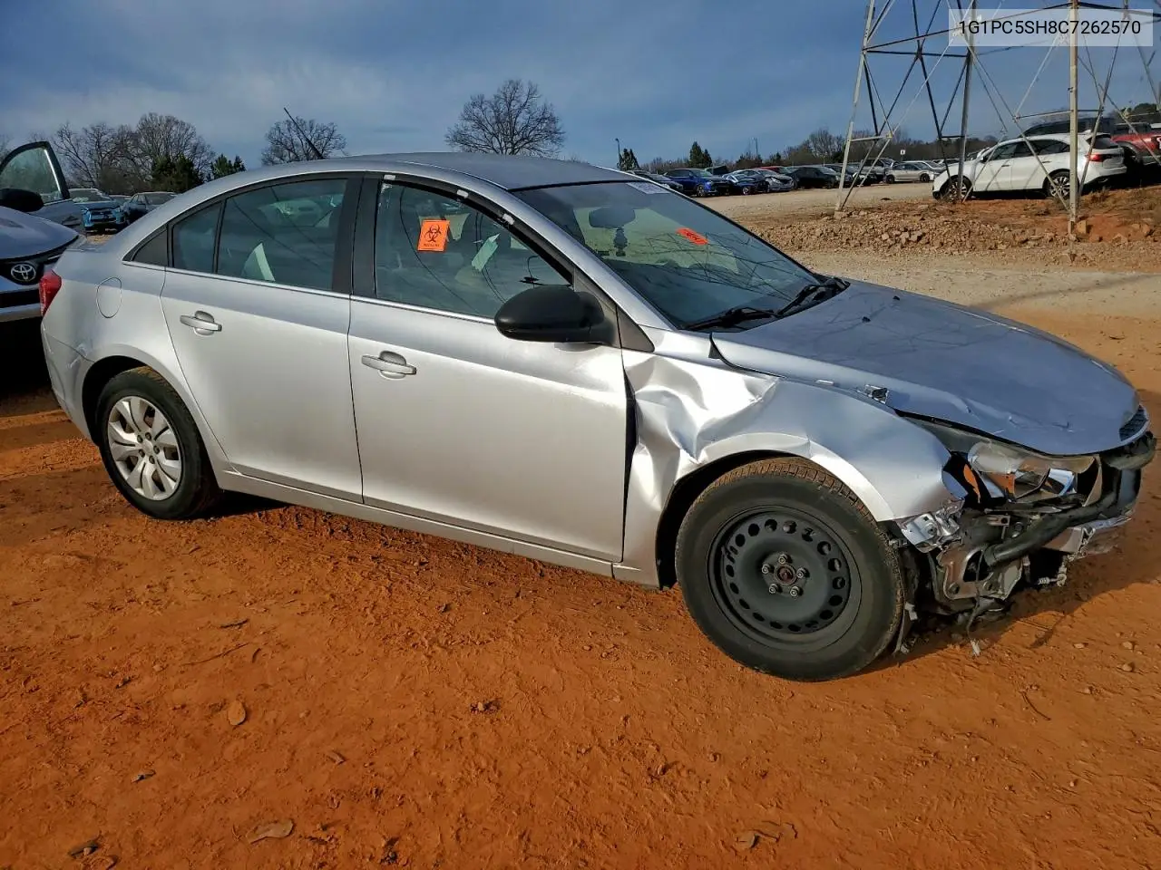 1G1PC5SH8C7262570 2012 Chevrolet Cruze Ls