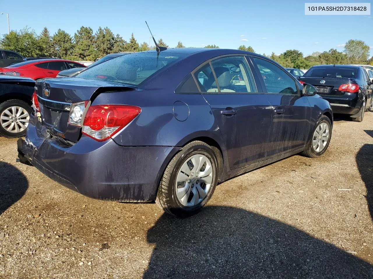 2013 Chevrolet Cruze Ls VIN: 1G1PA5SH2D7318428 Lot: 72581624