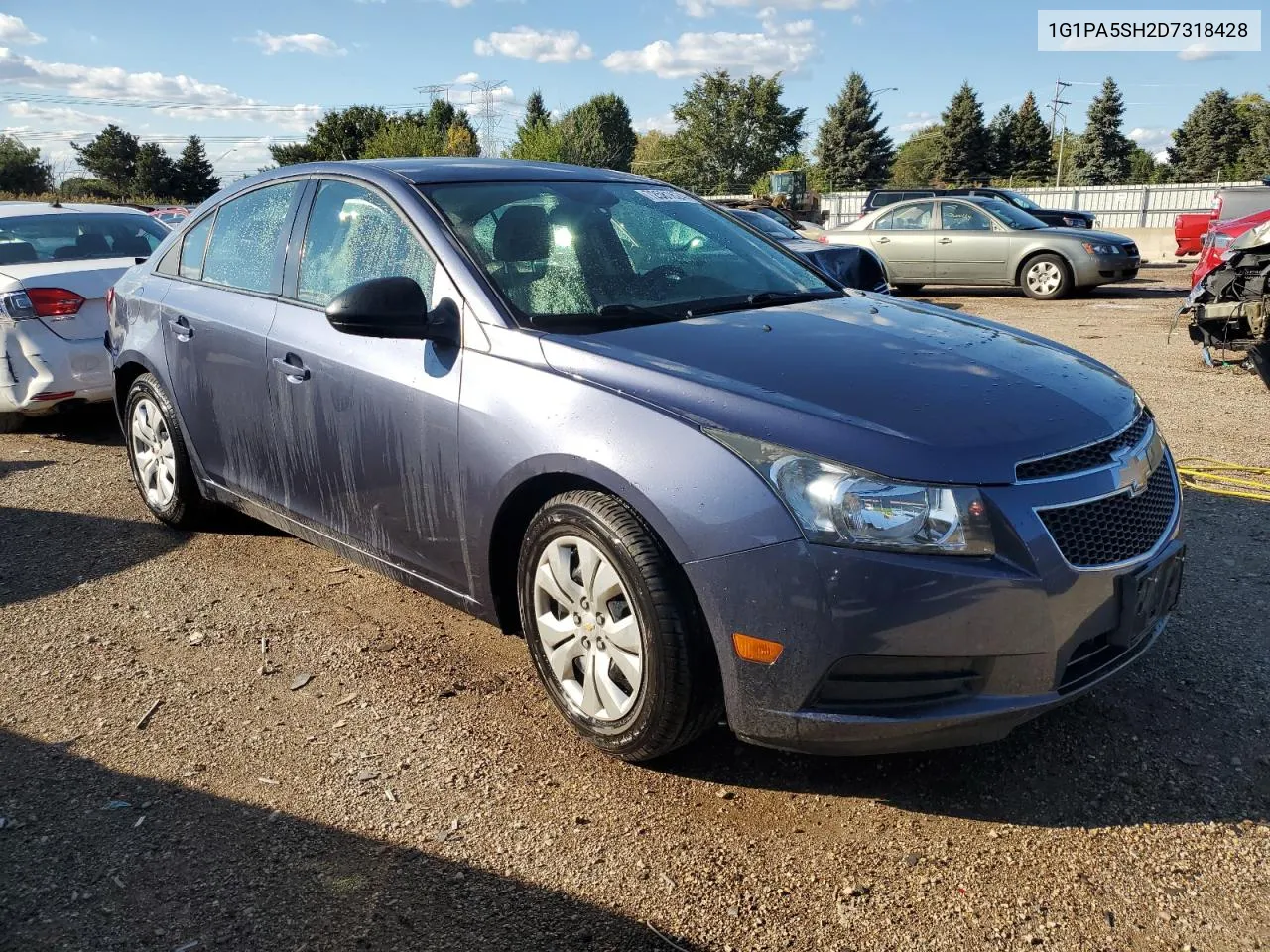 2013 Chevrolet Cruze Ls VIN: 1G1PA5SH2D7318428 Lot: 72581624