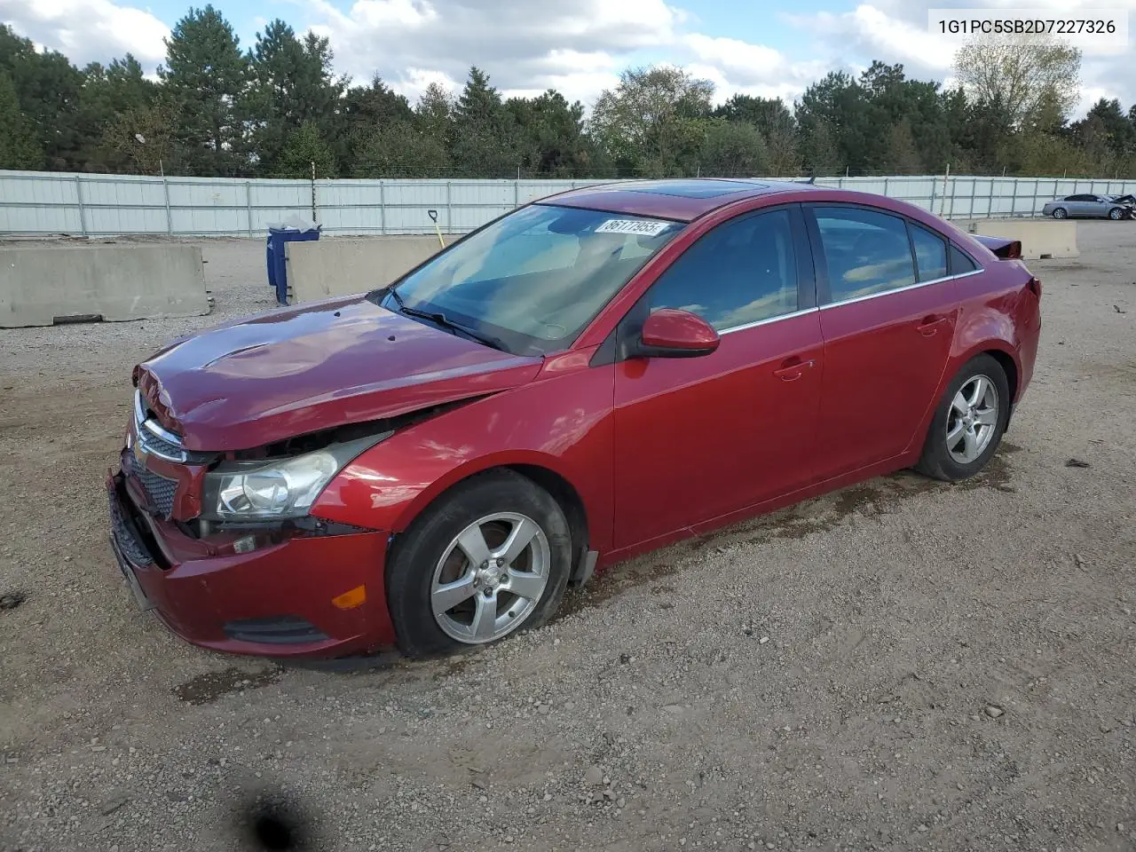 1G1PC5SB2D7227326 2013 Chevrolet Cruze Lt