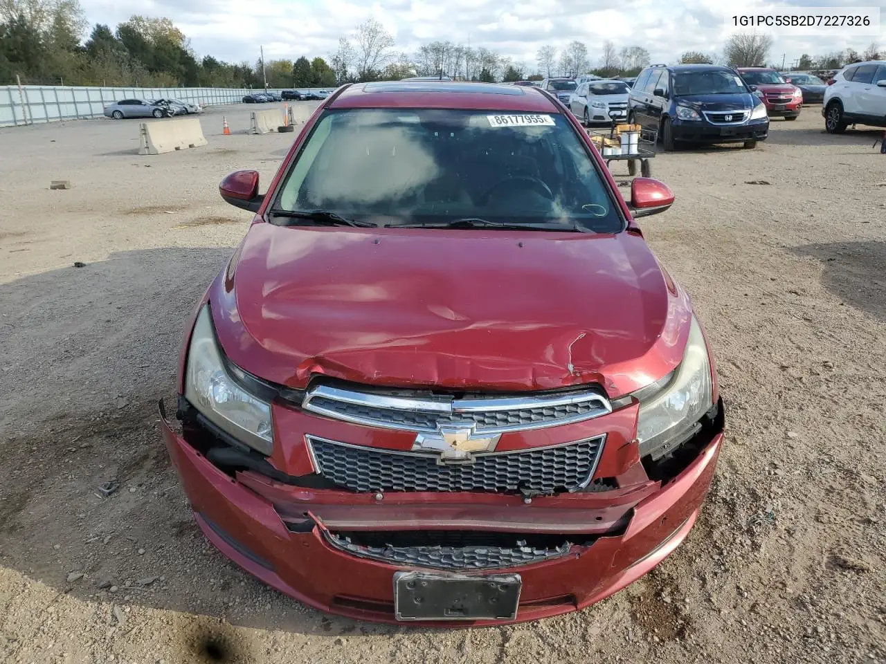 1G1PC5SB2D7227326 2013 Chevrolet Cruze Lt