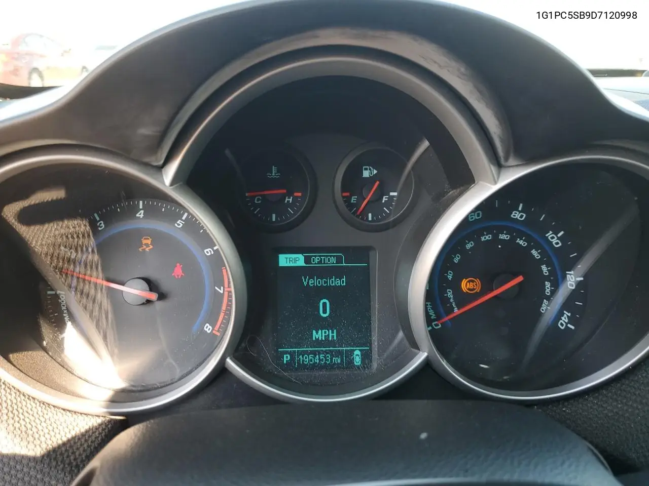 1G1PC5SB9D7120998 2013 Chevrolet Cruze Lt
