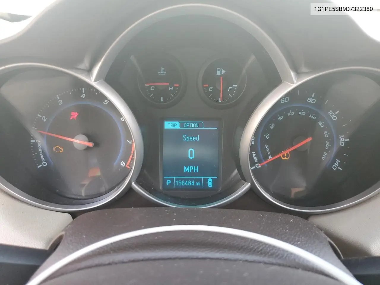 1G1PE5SB9D7322380 2013 Chevrolet Cruze Lt