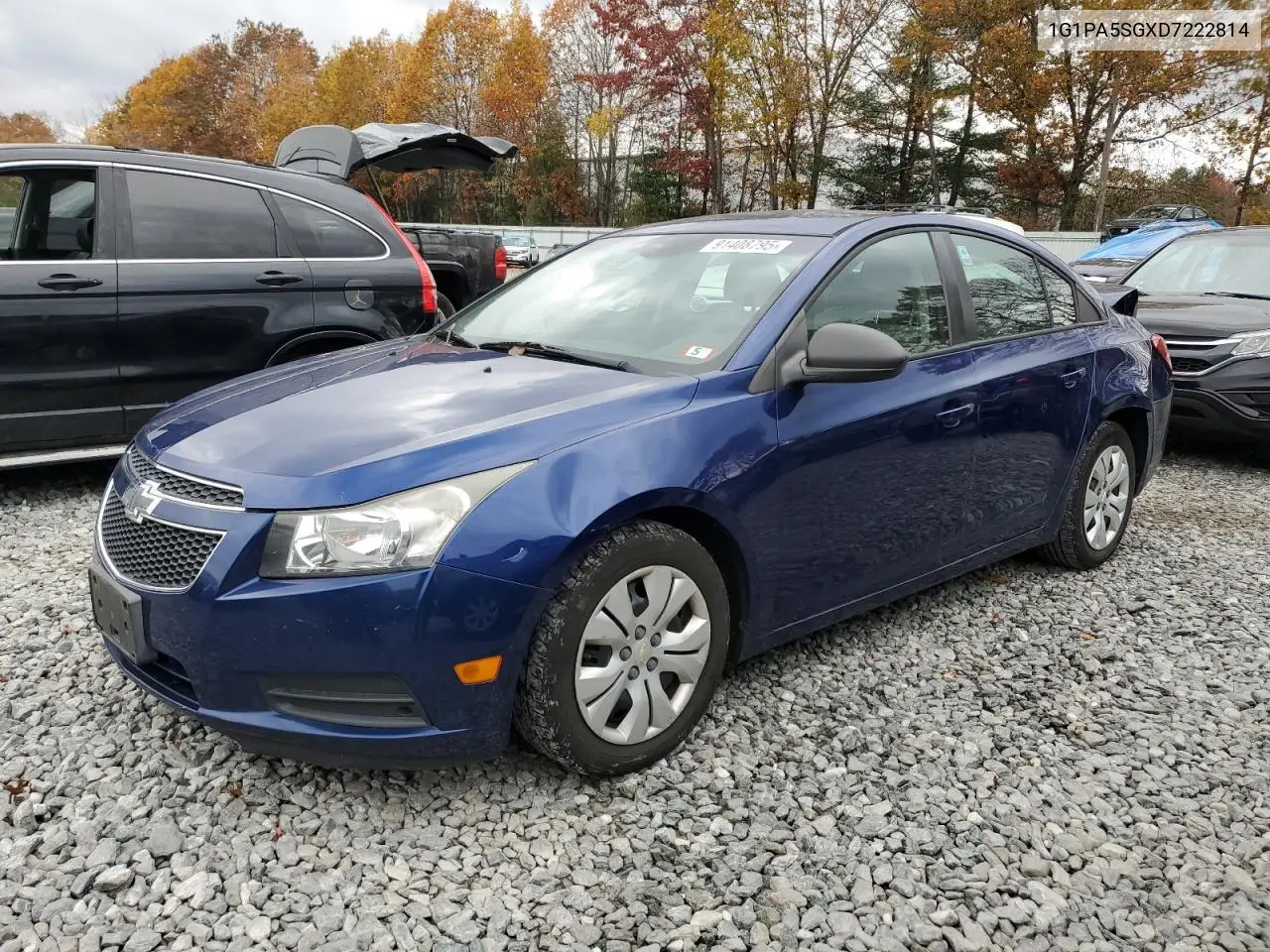 1G1PA5SGXD7222814 2013 Chevrolet Cruze Ls