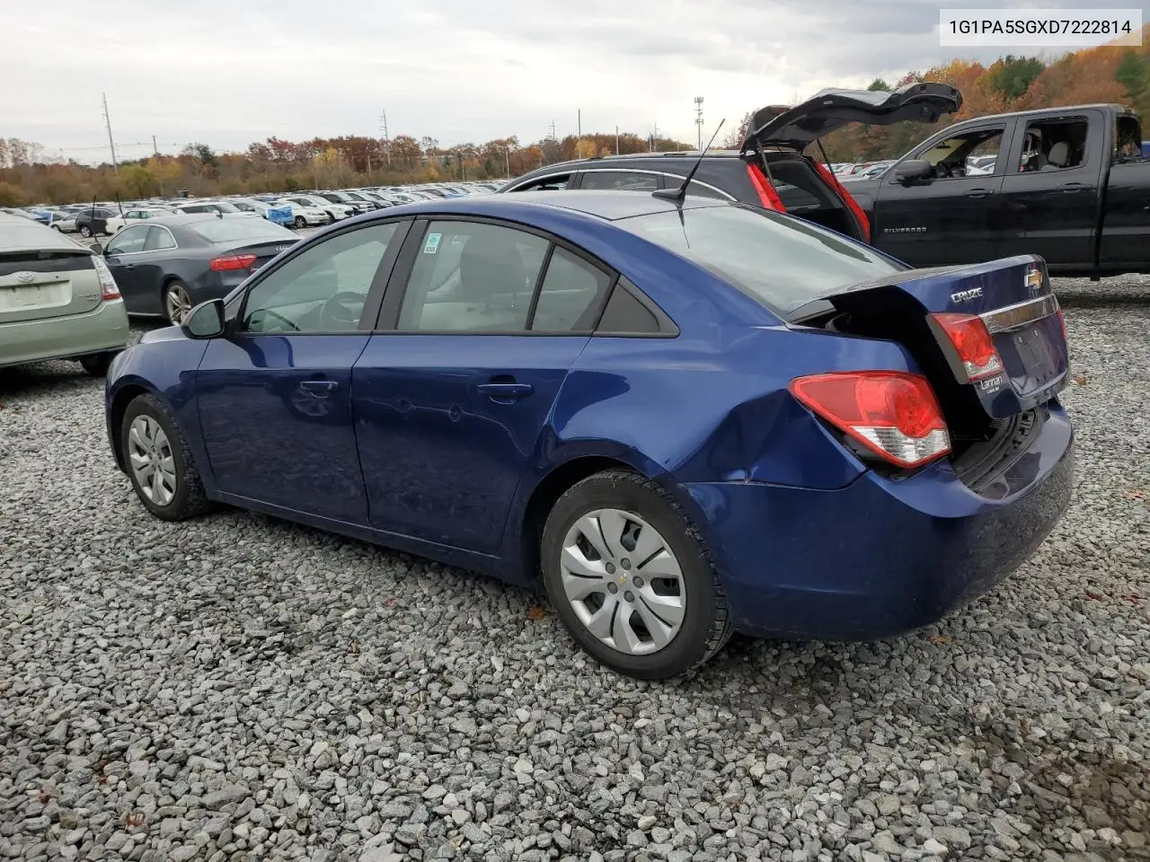 1G1PA5SGXD7222814 2013 Chevrolet Cruze Ls