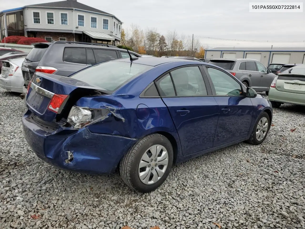 1G1PA5SGXD7222814 2013 Chevrolet Cruze Ls
