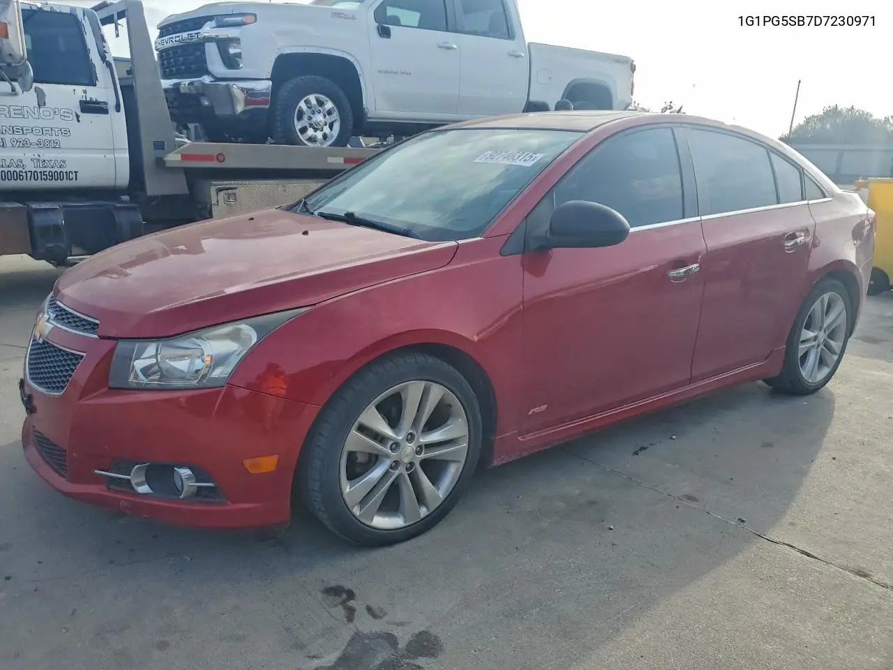1G1PG5SB7D7230971 2013 Chevrolet Cruze Ltz