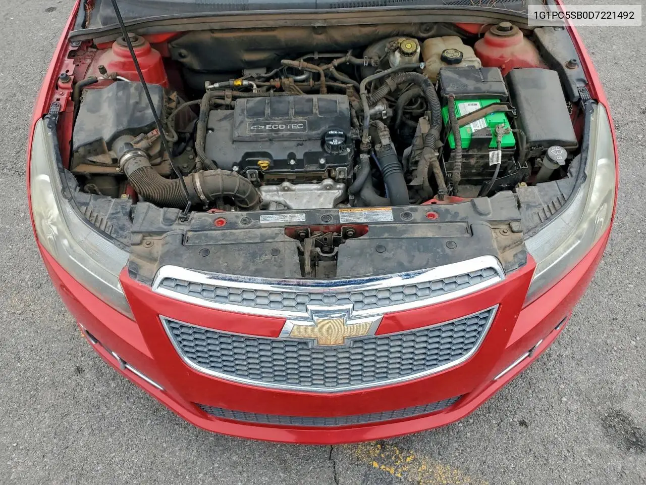 1G1PC5SB0D7221492 2013 Chevrolet Cruze Lt