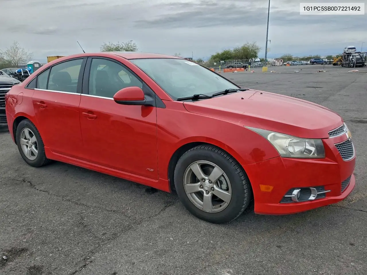 1G1PC5SB0D7221492 2013 Chevrolet Cruze Lt