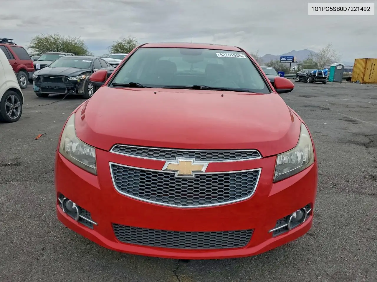 1G1PC5SB0D7221492 2013 Chevrolet Cruze Lt
