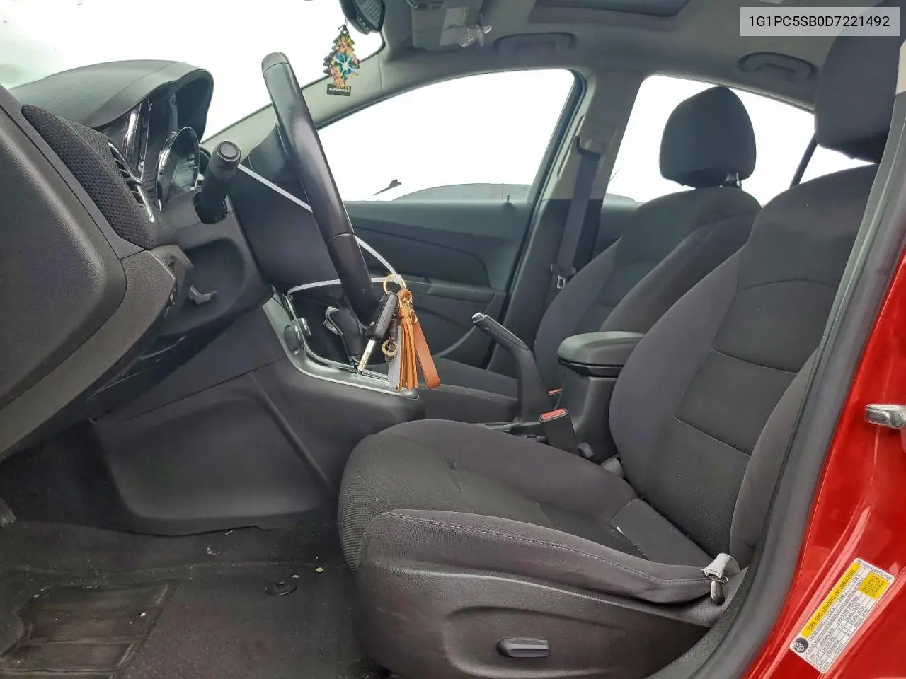 1G1PC5SB0D7221492 2013 Chevrolet Cruze Lt
