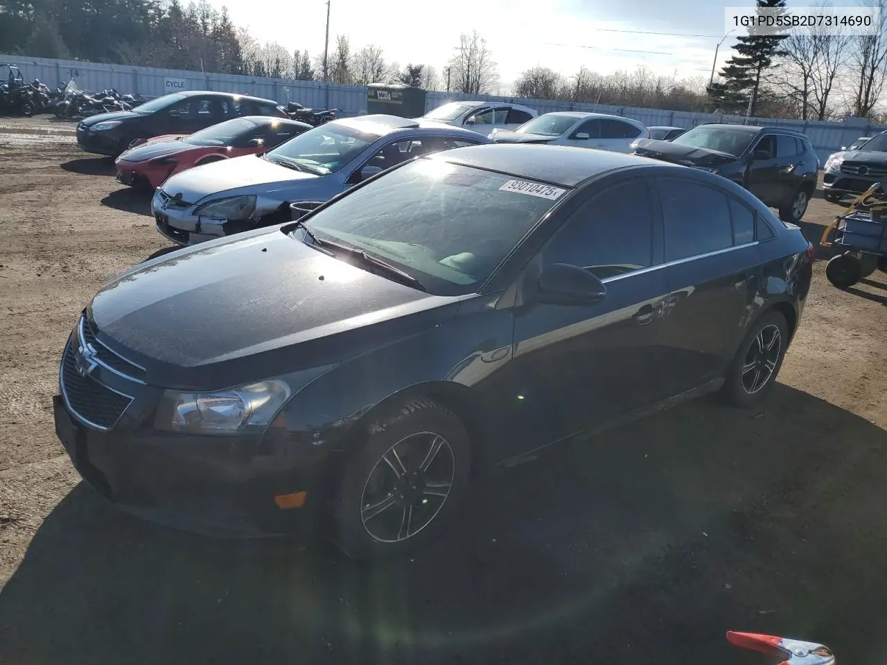 1G1PD5SB2D7314690 2013 Chevrolet Cruze Lt