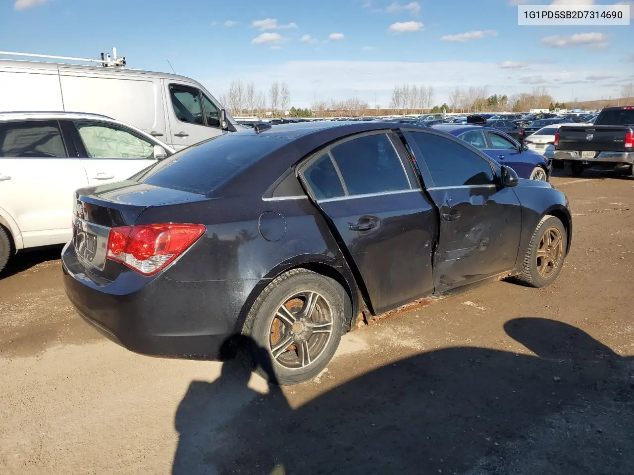 1G1PD5SB2D7314690 2013 Chevrolet Cruze Lt