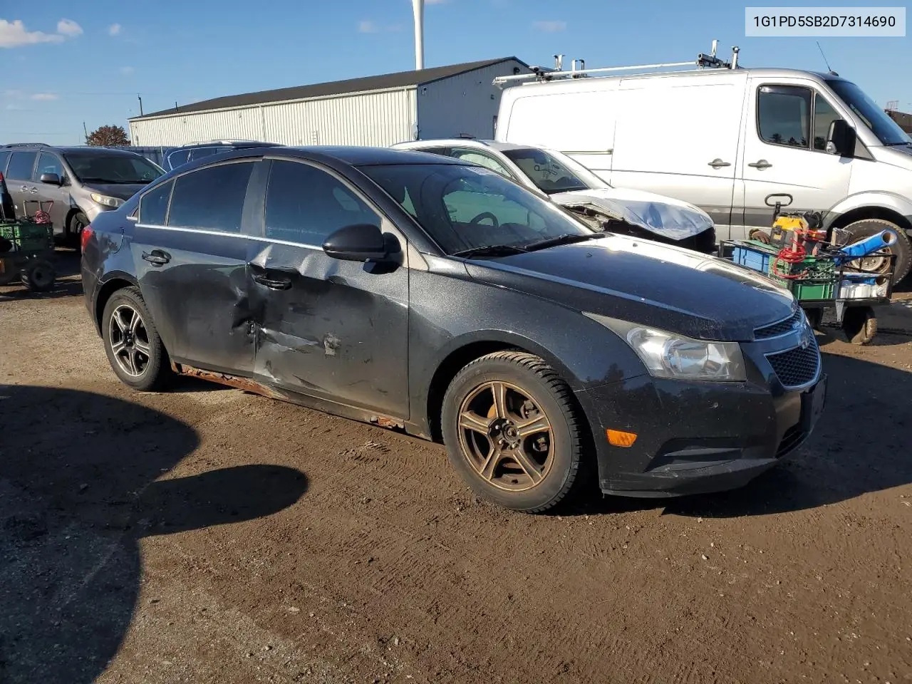 1G1PD5SB2D7314690 2013 Chevrolet Cruze Lt