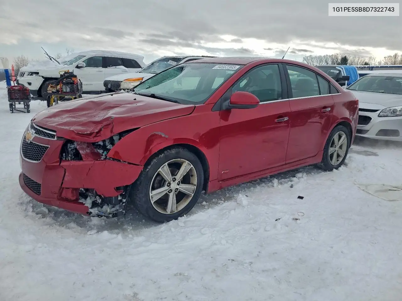 1G1PE5SB8D7322743 2013 Chevrolet Cruze Lt