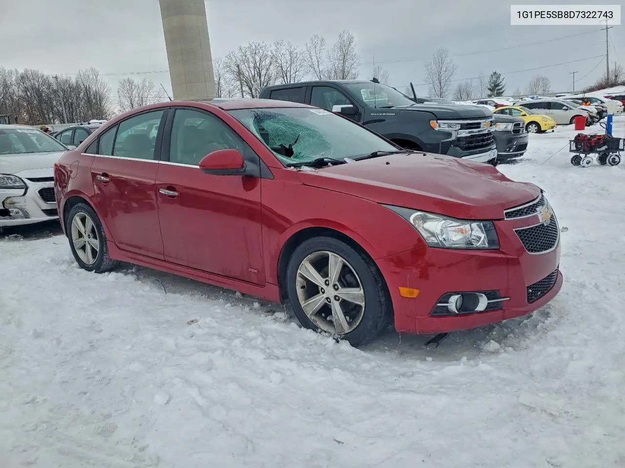 1G1PE5SB8D7322743 2013 Chevrolet Cruze Lt