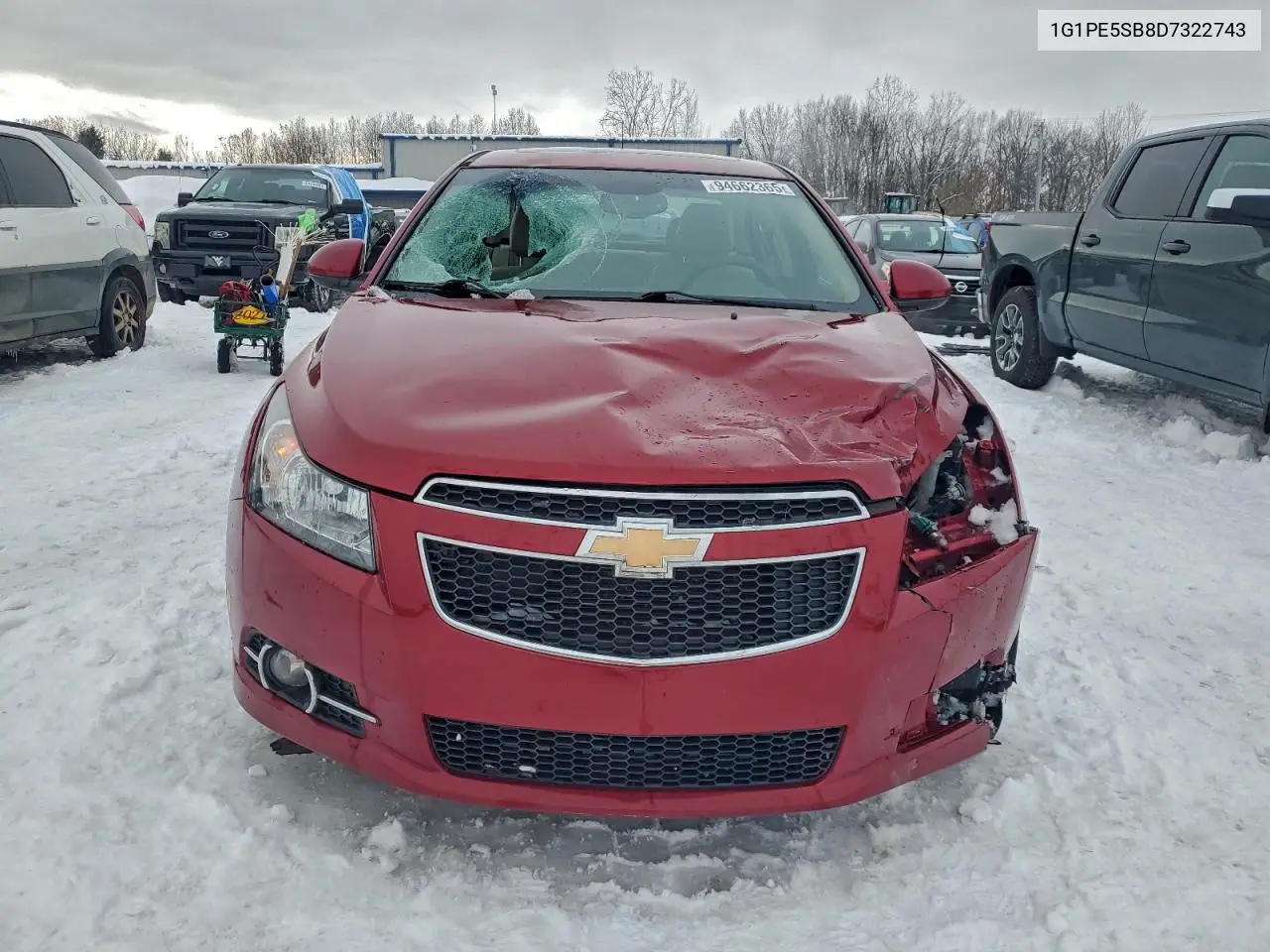 1G1PE5SB8D7322743 2013 Chevrolet Cruze Lt