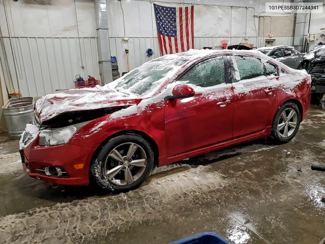 1G1PE5SB3D7244341 2013 Chevrolet Cruze Lt