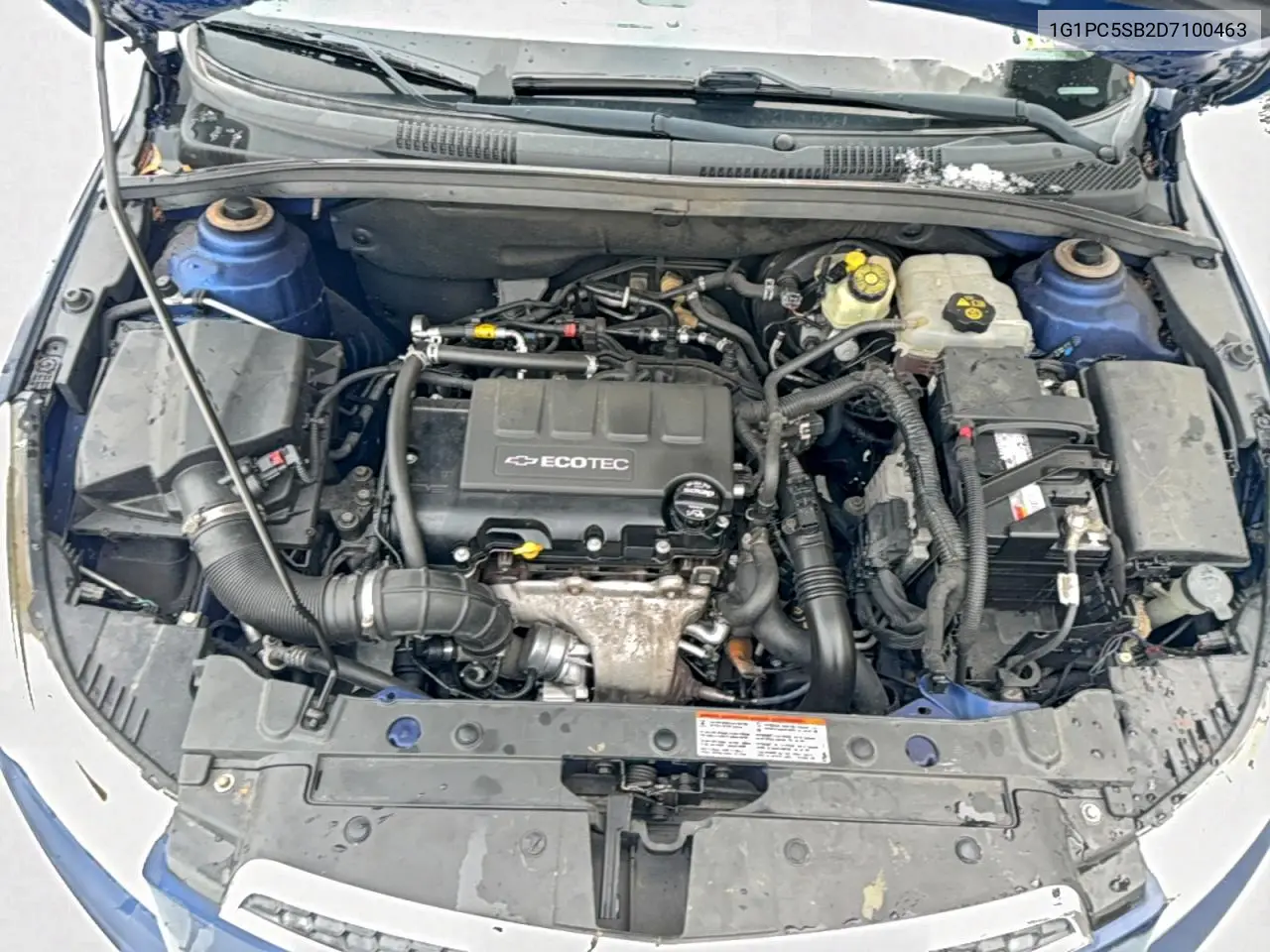 1G1PC5SB2D7100463 2013 Chevrolet Cruze Lt