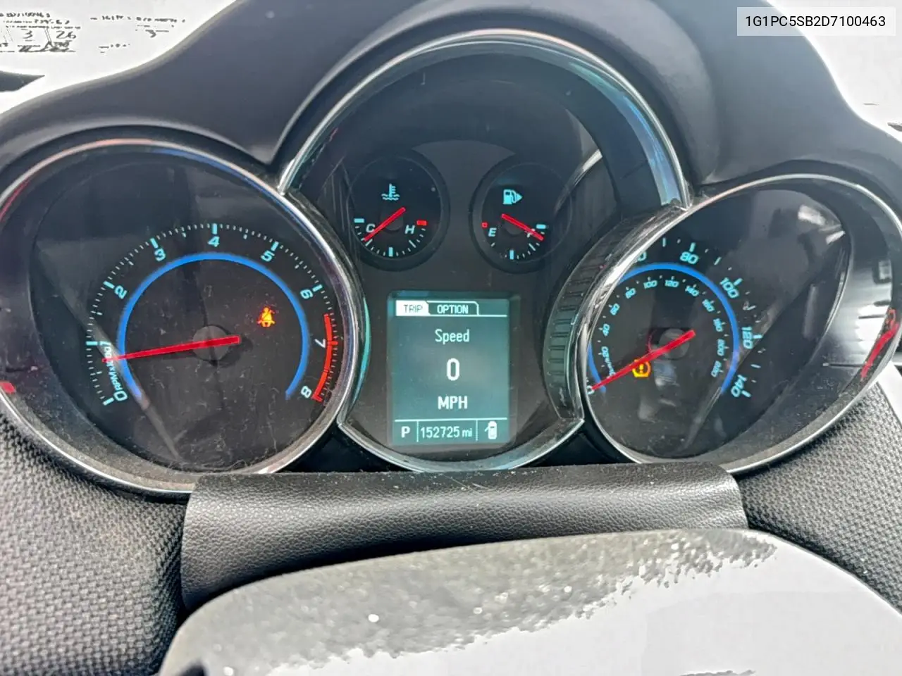 1G1PC5SB2D7100463 2013 Chevrolet Cruze Lt
