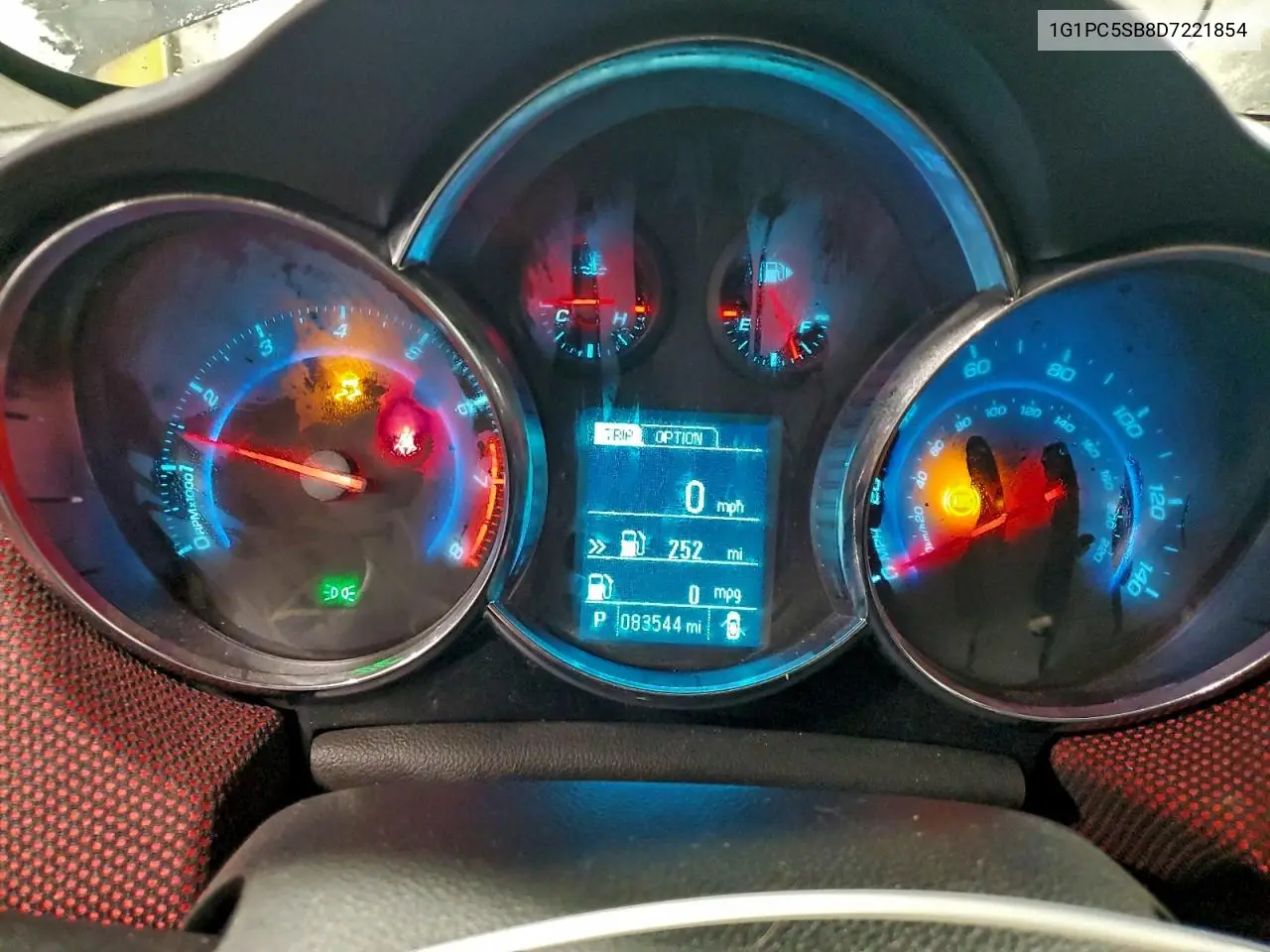 1G1PC5SB8D7221854 2013 Chevrolet Cruze Lt