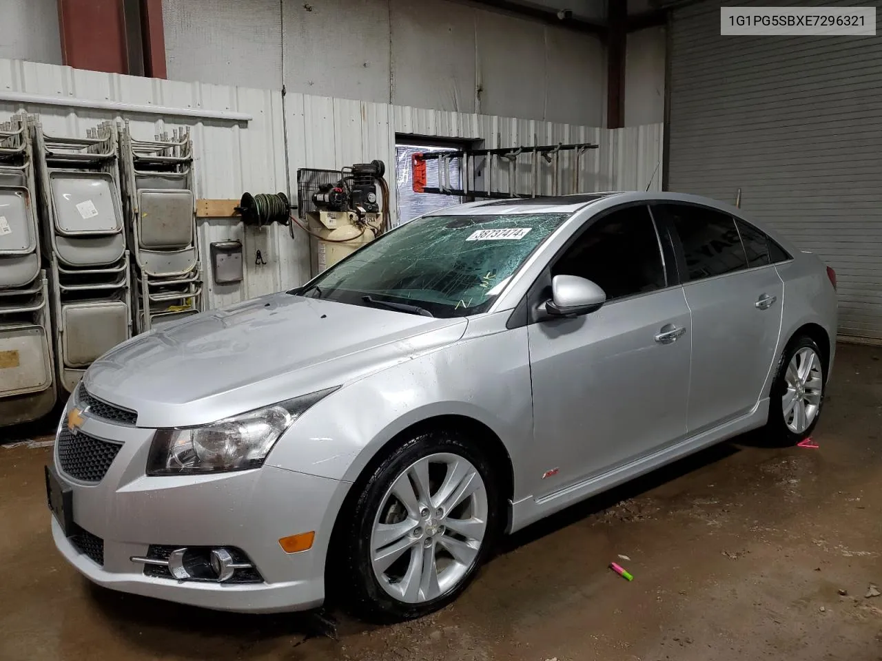 2014 Chevrolet Cruze Ltz VIN: 1G1PG5SBXE7296321 Lot: 38737474