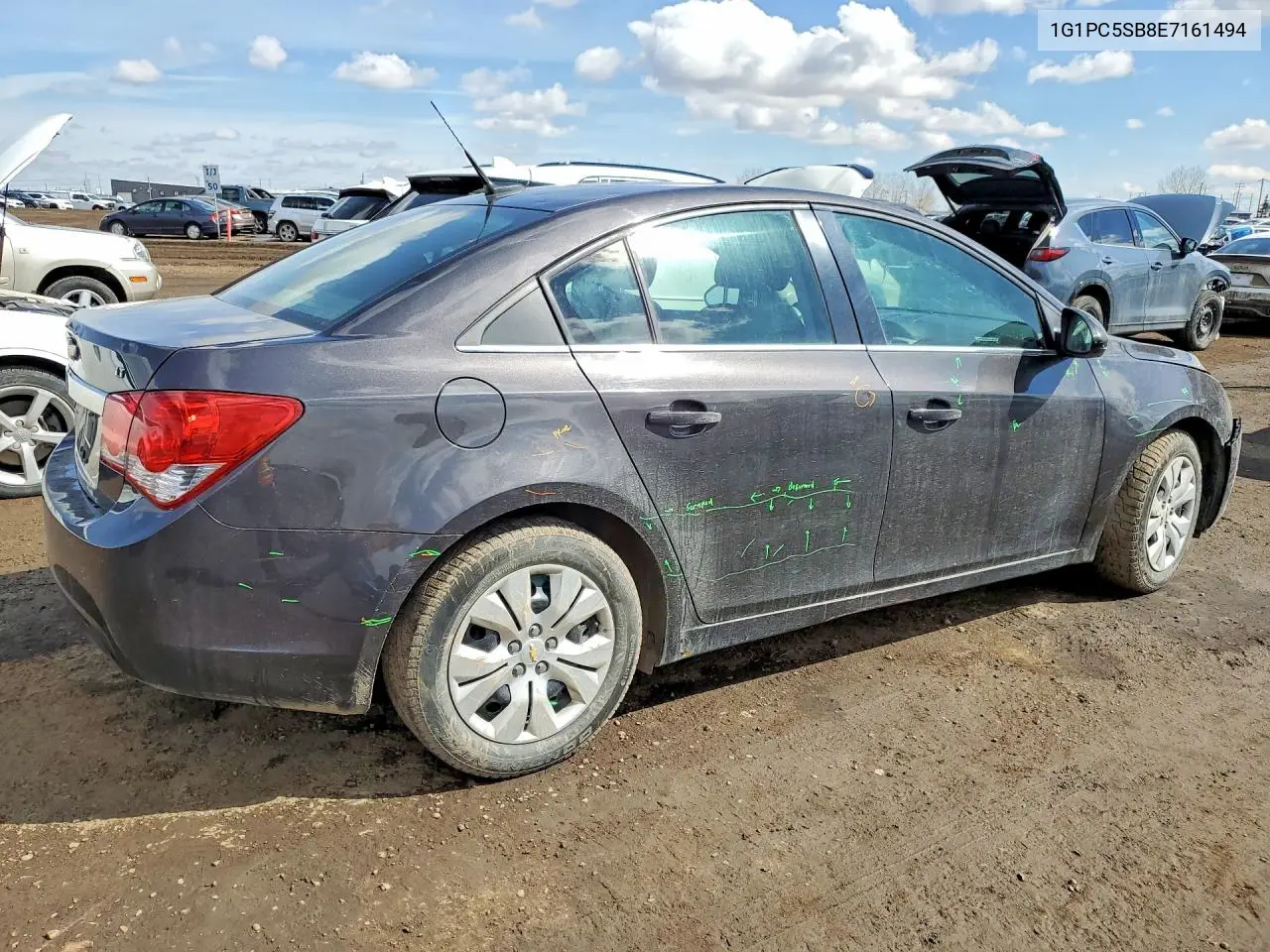 1G1PC5SB8E7161494 2014 Chevrolet Cruze Lt Turbo 4Dr