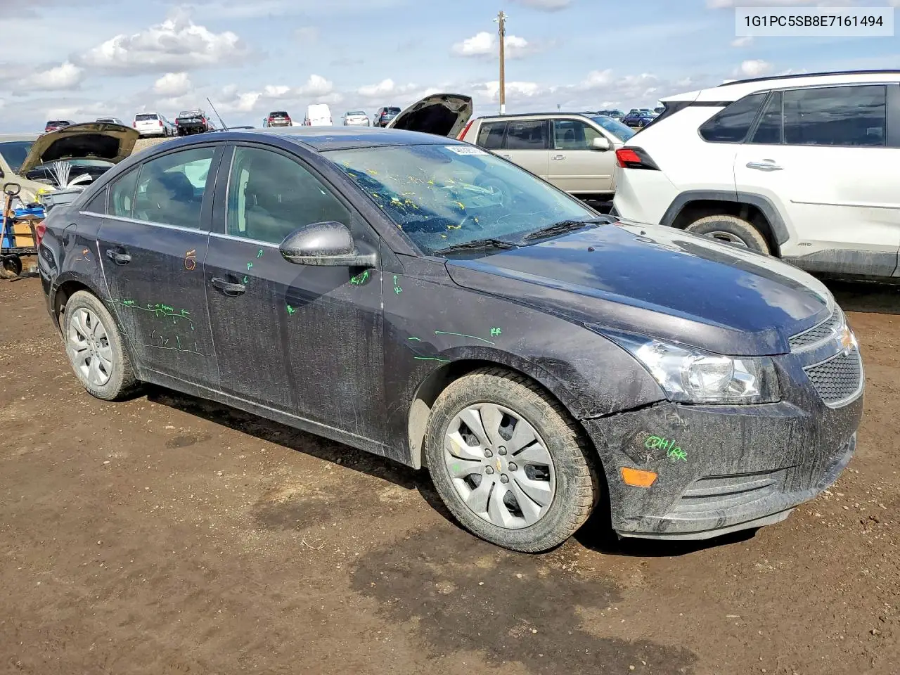 1G1PC5SB8E7161494 2014 Chevrolet Cruze Lt Turbo 4Dr