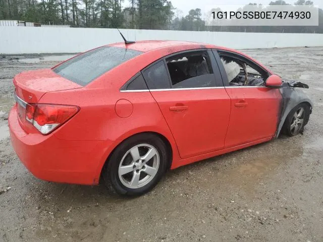 2014 Chevrolet Cruze Lt VIN: 1G1PC5SB0E7474930 Lot: 57158924