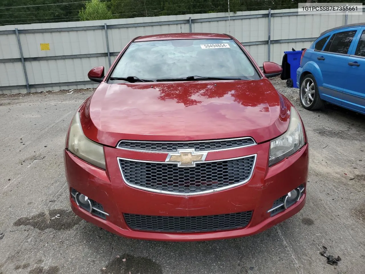 1G1PC5SB7E7355661 2014 Chevrolet Cruze Lt