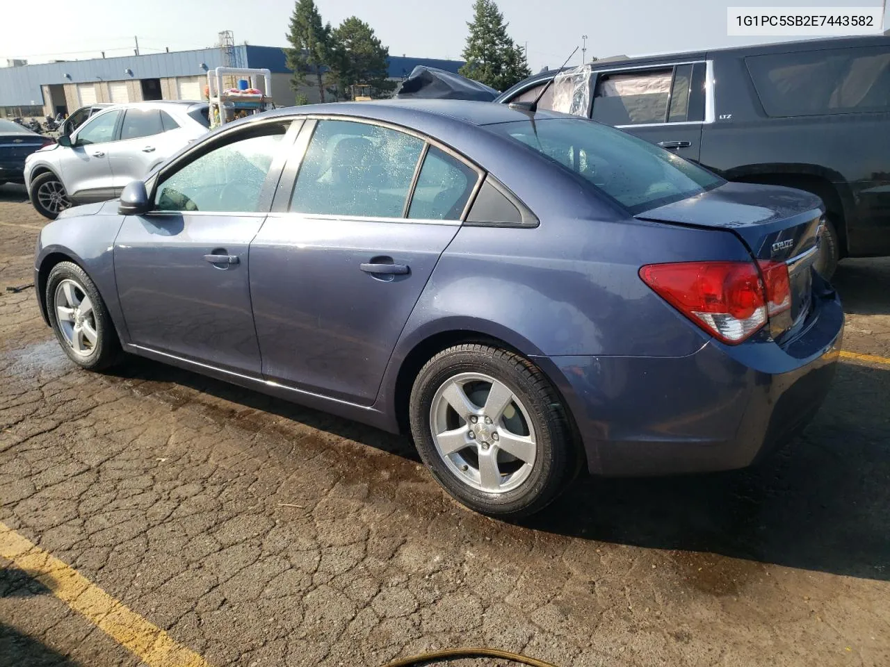 2014 Chevrolet Cruze Lt VIN: 1G1PC5SB2E7443582 Lot: 71208184