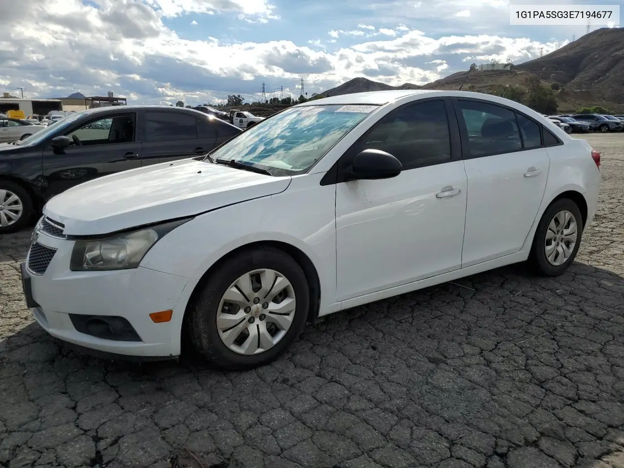 1G1PA5SG3E7194677 2014 Chevrolet Cruze Ls