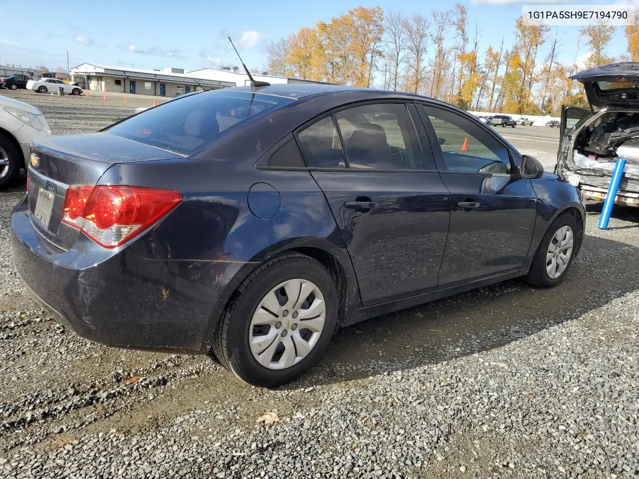 1G1PA5SH9E7194790 2014 Chevrolet Cruze Ls