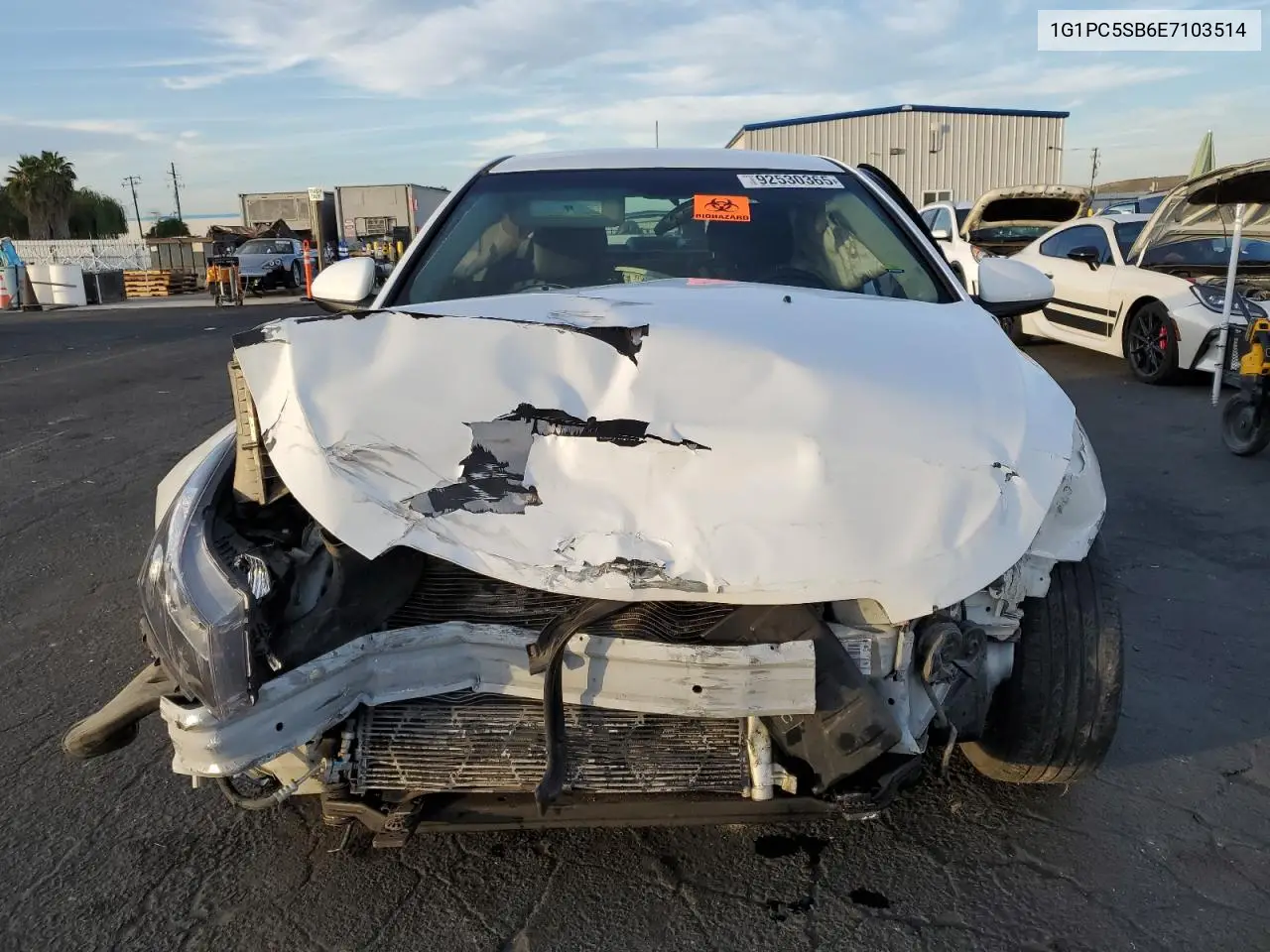 1G1PC5SB6E7103514 2014 Chevrolet Cruze Lt