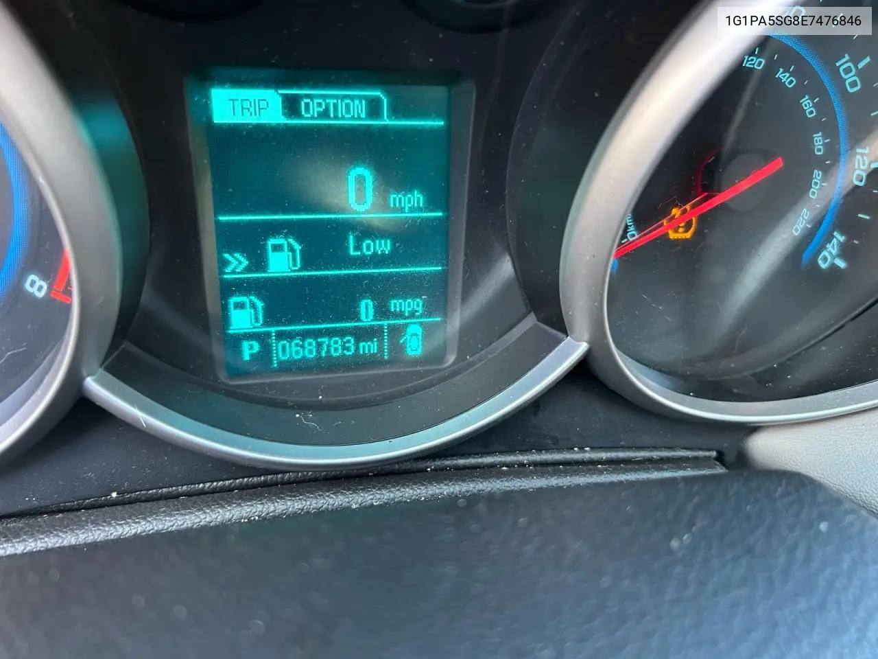 1G1PA5SG8E7476846 2014 Chevrolet Cruze Ls