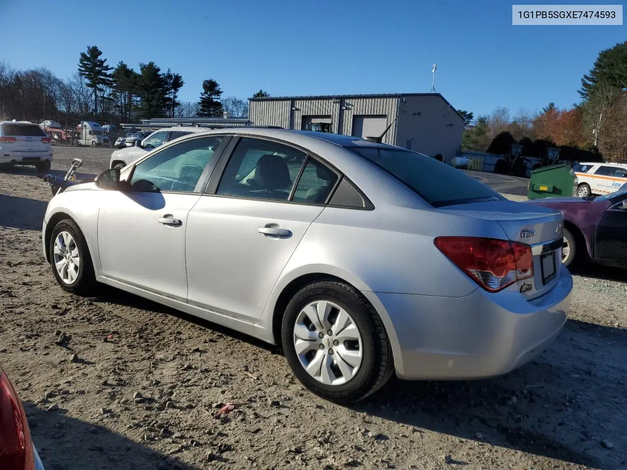 1G1PB5SGXE7474593 2014 Chevrolet Cruze Ls