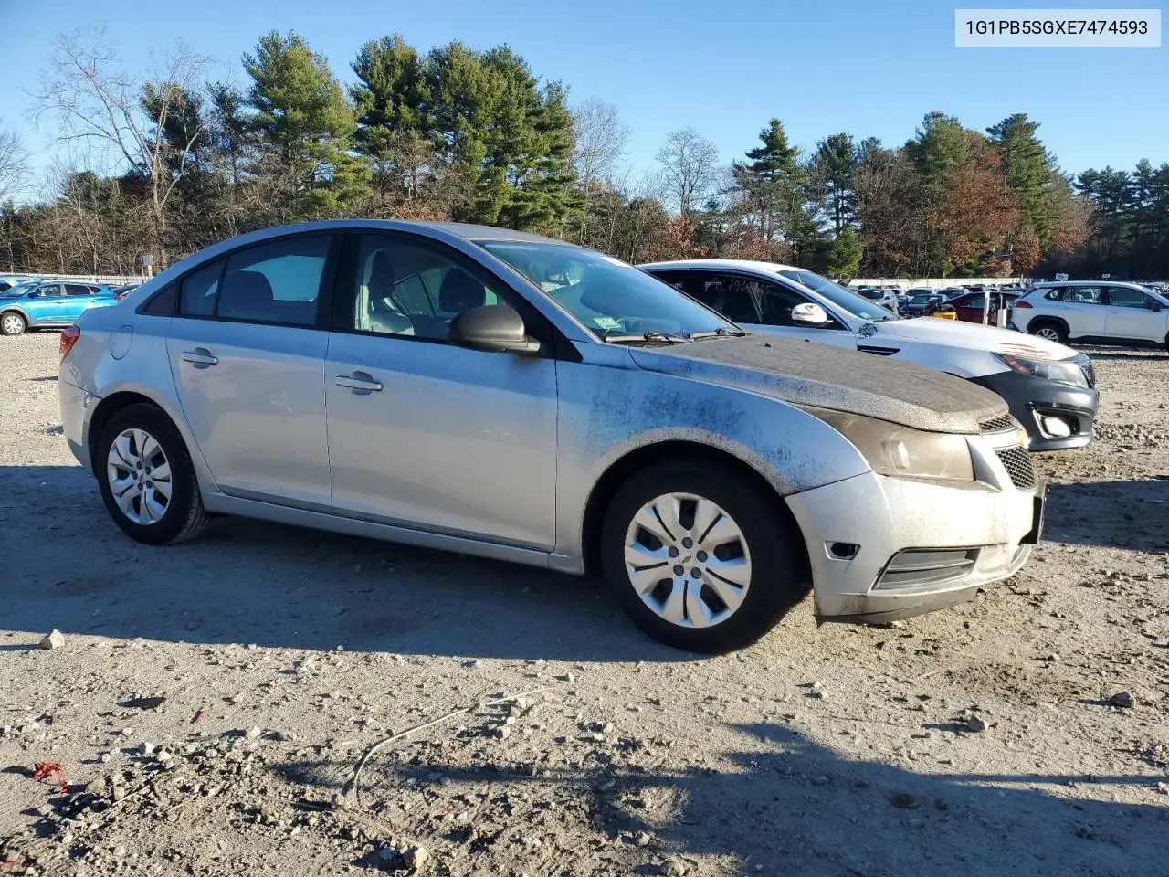 1G1PB5SGXE7474593 2014 Chevrolet Cruze Ls