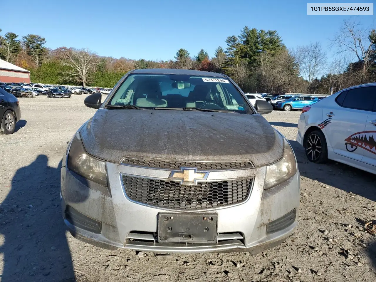 1G1PB5SGXE7474593 2014 Chevrolet Cruze Ls