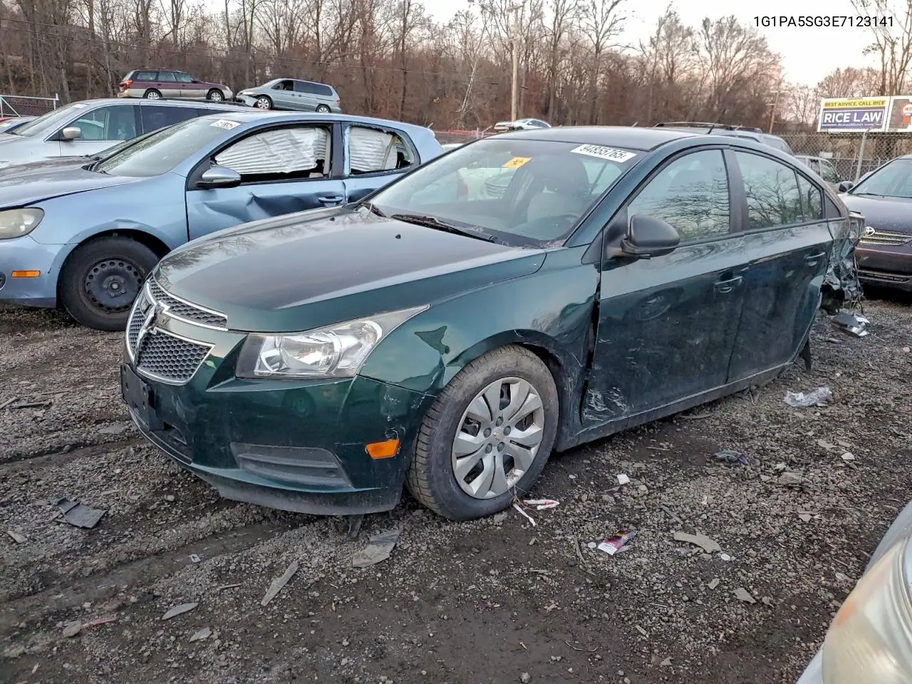 1G1PA5SG3E7123141 2014 Chevrolet Cruze Ls