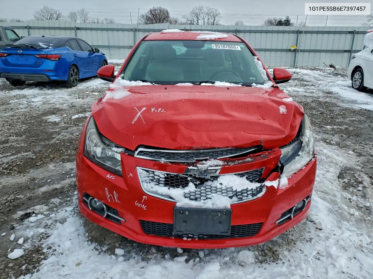 1G1PE5SB6E7397457 2014 Chevrolet Cruze Lt