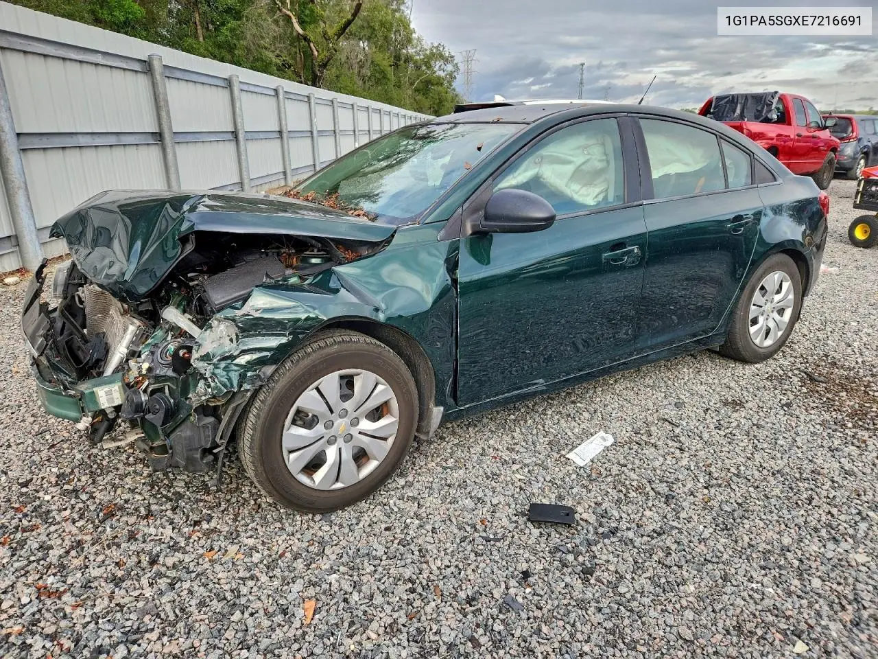 1G1PA5SGXE7216691 2014 Chevrolet Cruze Ls
