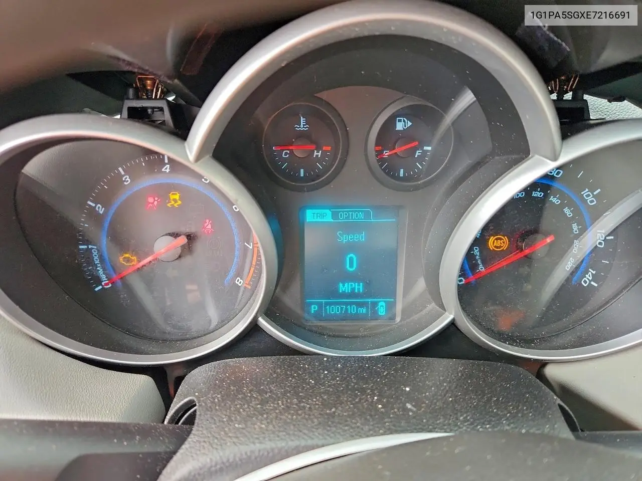 1G1PA5SGXE7216691 2014 Chevrolet Cruze Ls